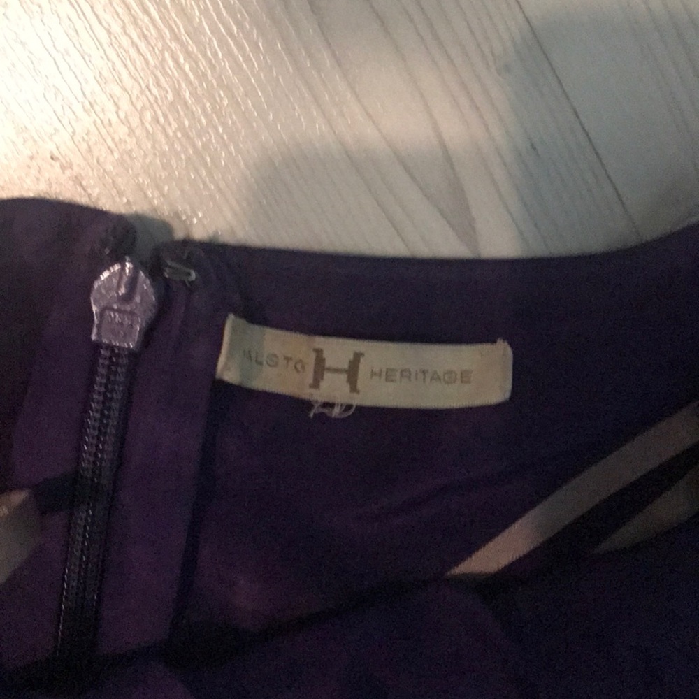 Halston Heritage purple halter dress - Picture 4 of 5